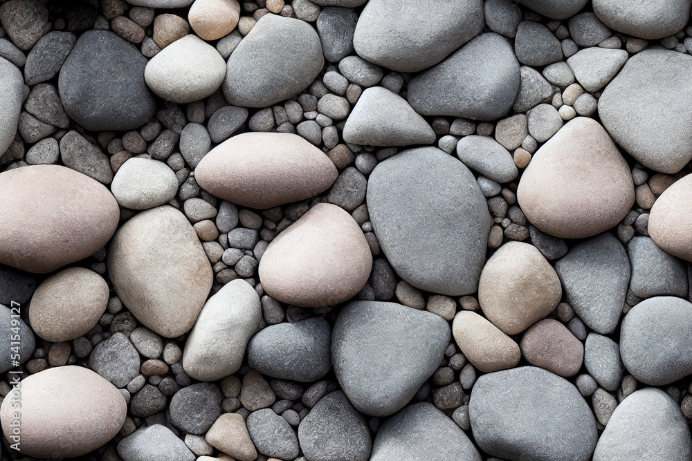 Seamless pattern of colorful stones, pebbles. 3d illustration. Repeatable background, backdrop. Seamless pattern of colorful stones, pebbles. 3d illustration. Repeatable background, backdrop.