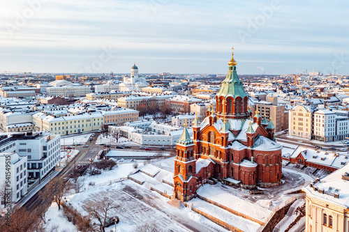city in winter