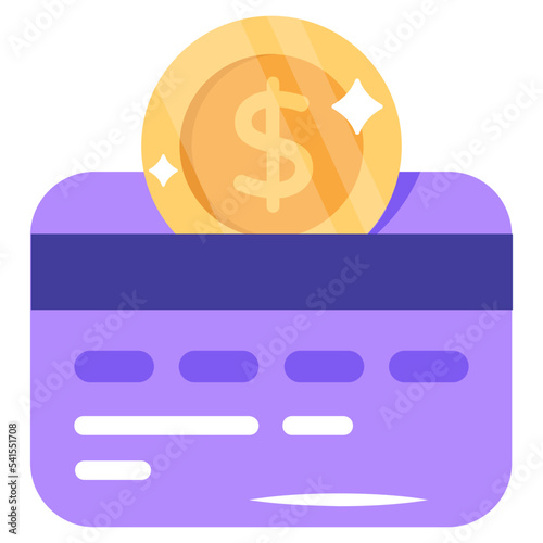 A customizable flat icon of wealth 