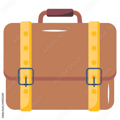 Download flat icon of briefcase 