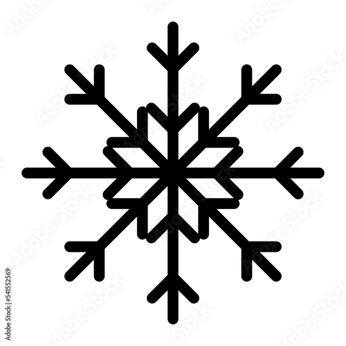 snowflake on a white background
