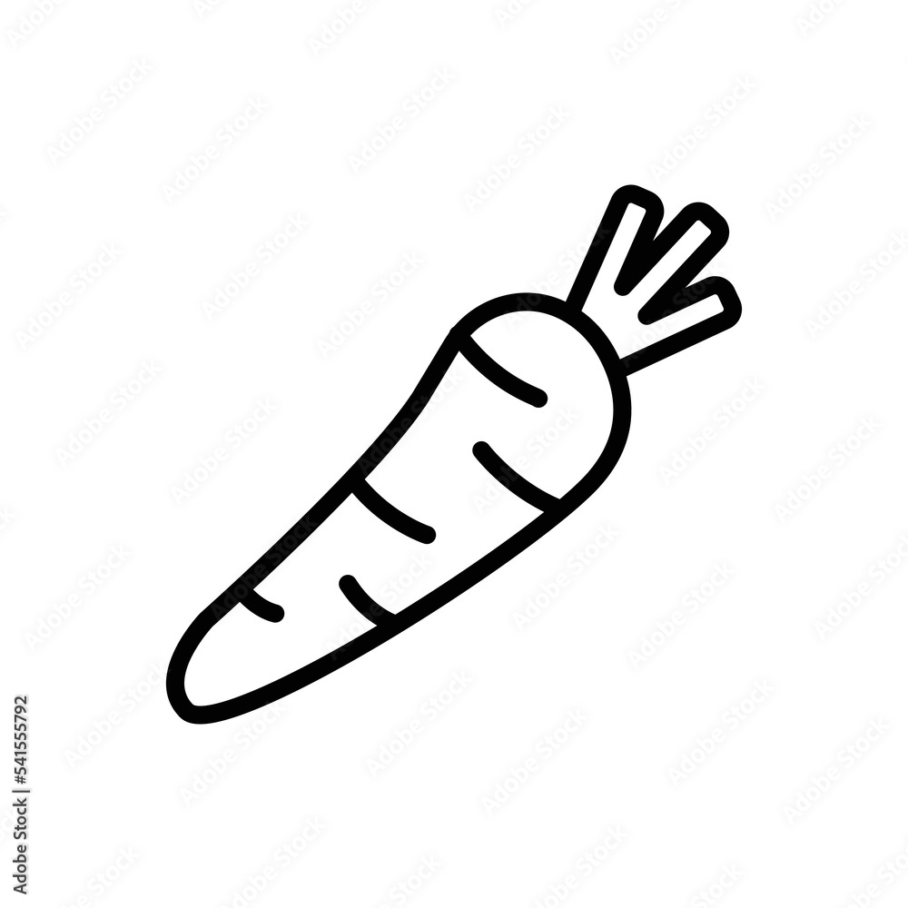 carrot icon design vector template