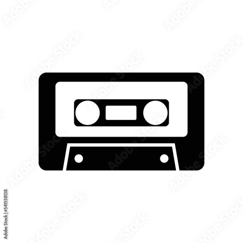 cassette tape icon design vector template