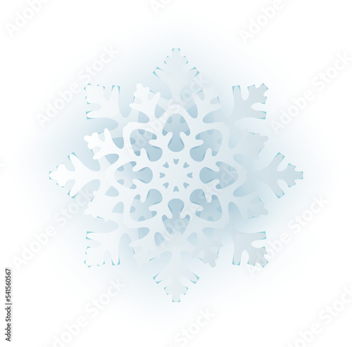 Christmas Blue Light Snowflake