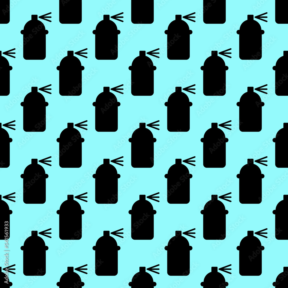 Vector seamless pattern of dye on blue background for textile, clothes, postcards, wallpapers