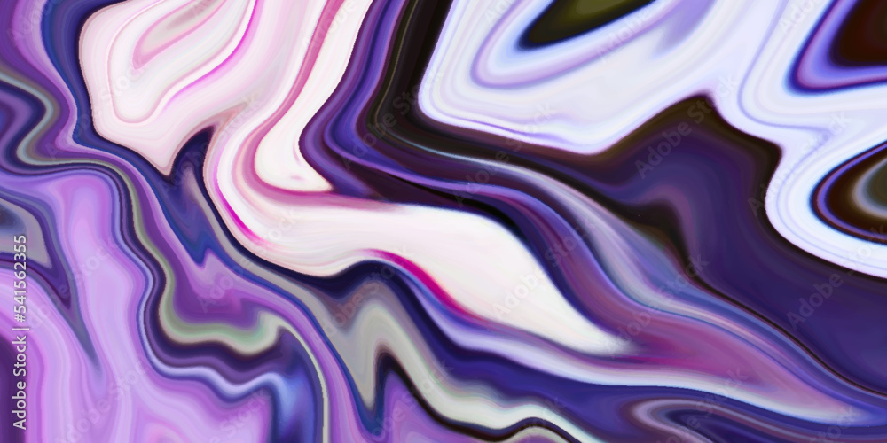 Multicolored background from paints on liquid, Abstract background with wave stains, colorful wave lines with gradient multicolor toned textured background.