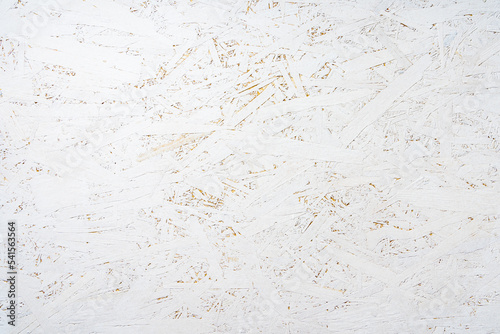 Bilde på lerret Oriented strand board OSB painted white