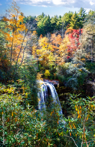 Cullasaja Falls in Southwestern North Carolina photo