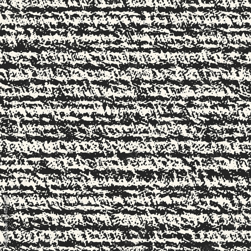 Monochrome Mottled Textured Striped Pattern