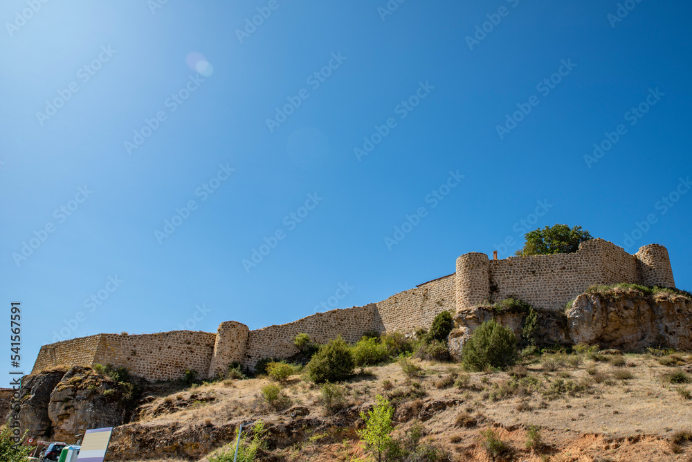 wall of medieval village of Calatañazor in Soria,