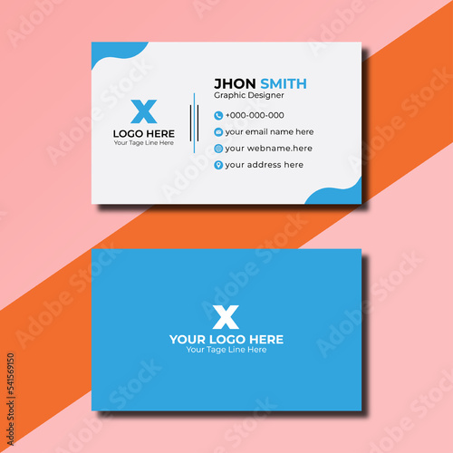 Professional, modern, minimalist, luxury business card design