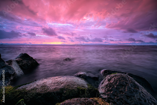 Sunset on Lake Mendota, Madison, WI.