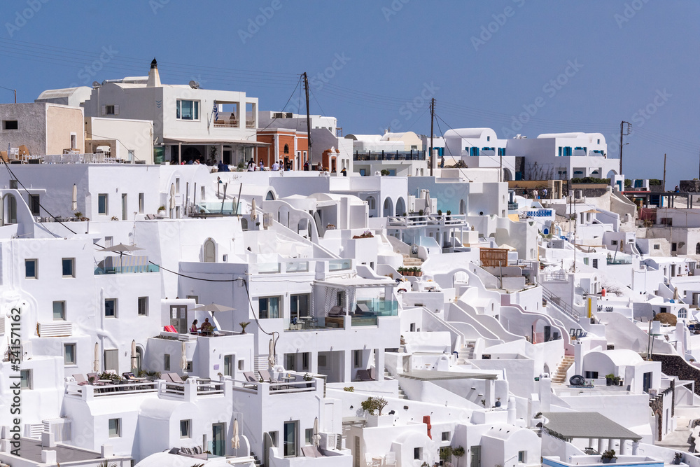 yposkafa santorini's houses view from the top of the hill yposkafa santorini's houses view from the top of the hill