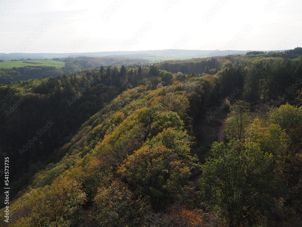 Baumwipfelpfad - Cloef - Saarschleife - Orscholz – Mettlach – Saar - Saarland  - im Herbst