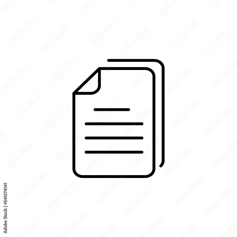 Document icon in flat design. vector illustration eps 10 Document icon in flat design. vector illustration eps 10
