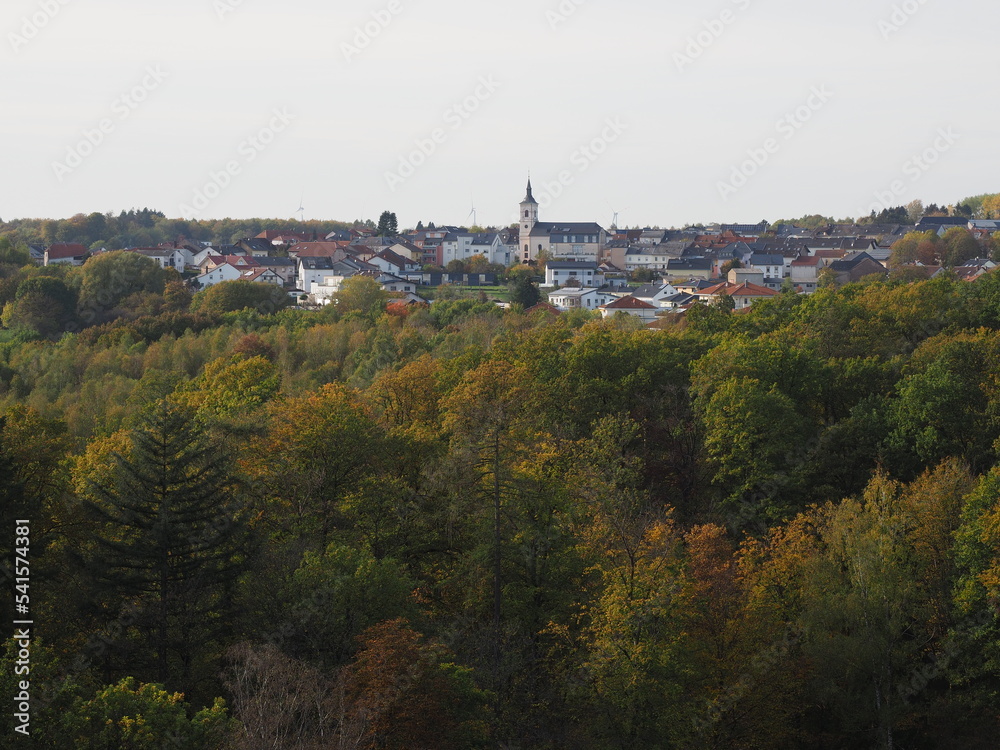 Baumwipfelpfad - Cloef - Saarschleife - Orscholz – Mettlach – Saar - Saarland  - im Herbst