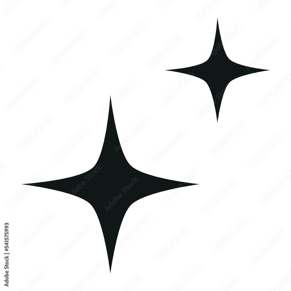 Stars icon in retro groovy style. Vector illustration. Vector illustration Stars icon in retro groovy style. Vector illustration. Vector illustration