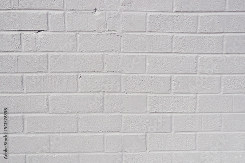 Light Gray Painted Brick Wall as Background