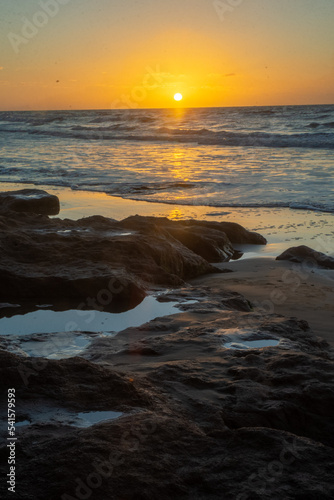 Sunset at the sea