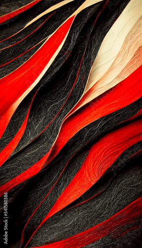 Red black flowing background