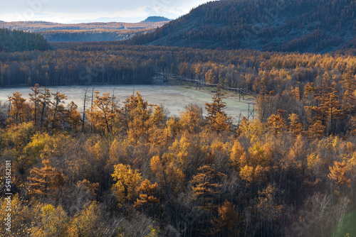 fall in the mountains