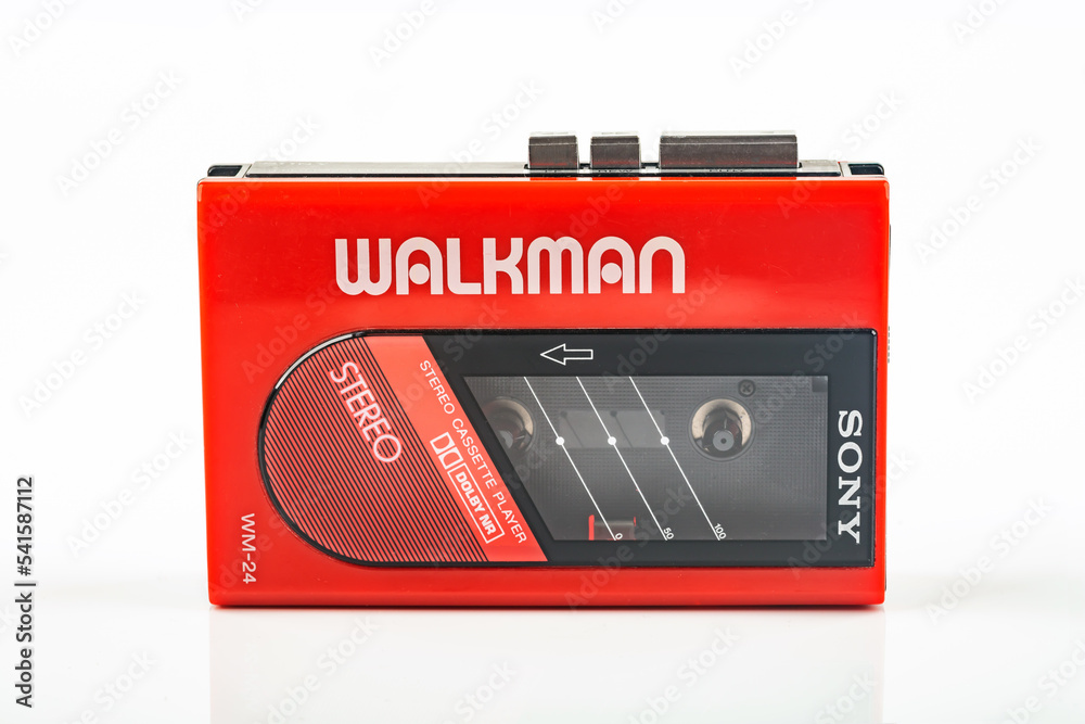 Retro Sony Walkman Stock Photo