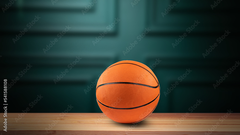 Basketball on the table Basketball on the table