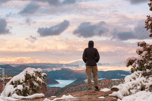Winter in Flaming Gorge photo