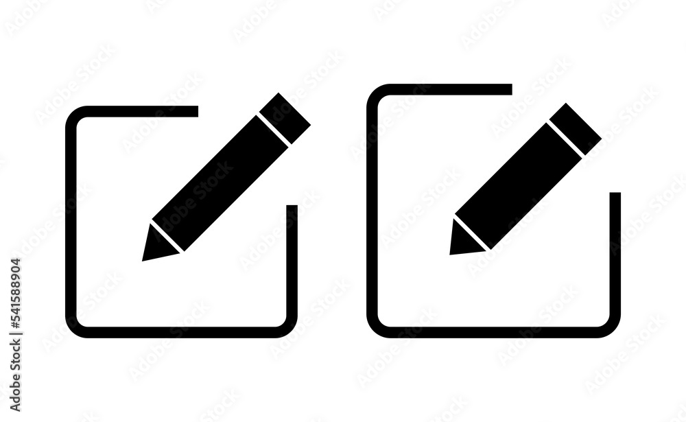 Edit icon vector for web and mobile app. edit document sign and symbol. edit text icon. pencil. sign up Edit icon vector for web and mobile app. edit document sign and symbol. edit text icon. pencil. sign up