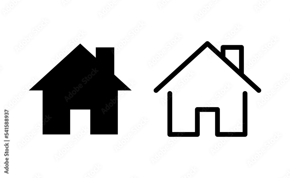 House icon vector for web and mobile app. Home sign and symbol House icon vector for web and mobile app. Home sign and symbol