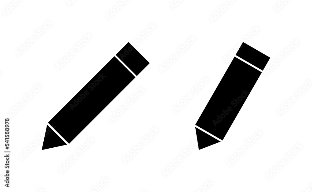 Pencil icon vector for web and mobile app. pen sign and symbol. edit icon vector Pencil icon vector for web and mobile app. pen sign and symbol. edit icon vector