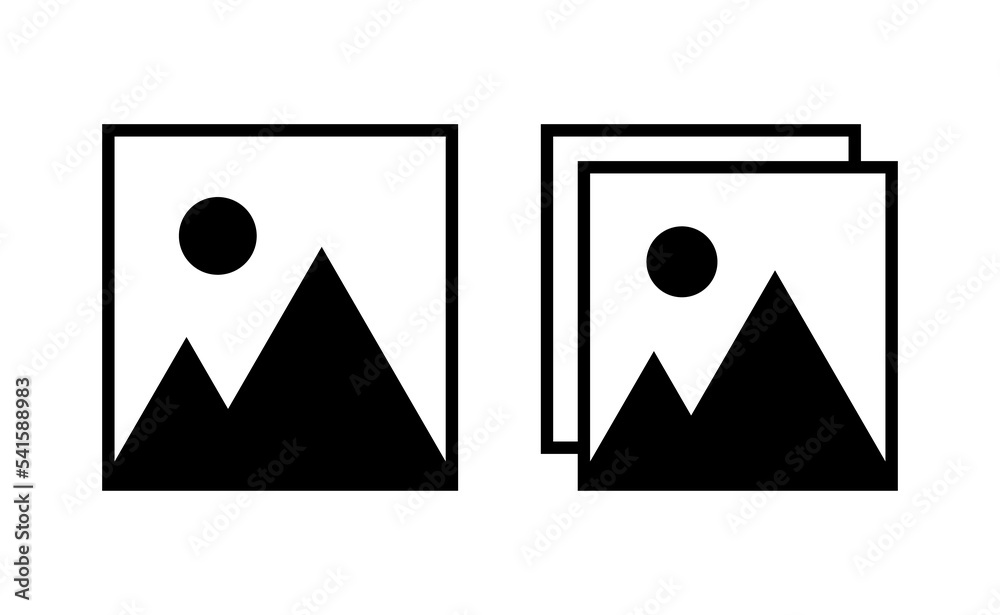 Picture icon vector for web and mobile app. photo gallery sign and symbol. image icon Picture icon vector for web and mobile app. photo gallery sign and symbol. image icon