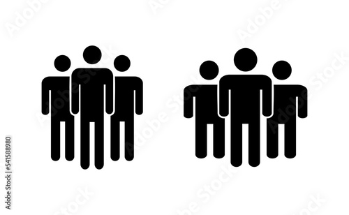 People icon vector for web and mobile app. person sign and symbol. User Icon vector