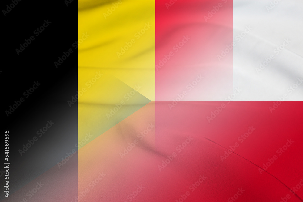Belgium and Czech Republic official flag transborder contract CZE BEL Belgium and Czech Republic official flag transborder contract CZE BEL