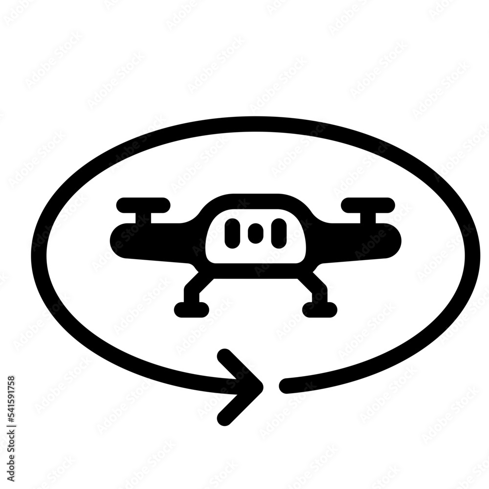 orbit mode icon glyph orbit mode icon glyph