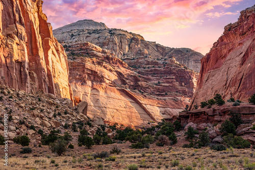 Capitol Reef National Park at Sunrise photo