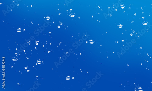 Air bubbles in the water background. Abstract oxygen bubbles in the sea. Water bubbles. 