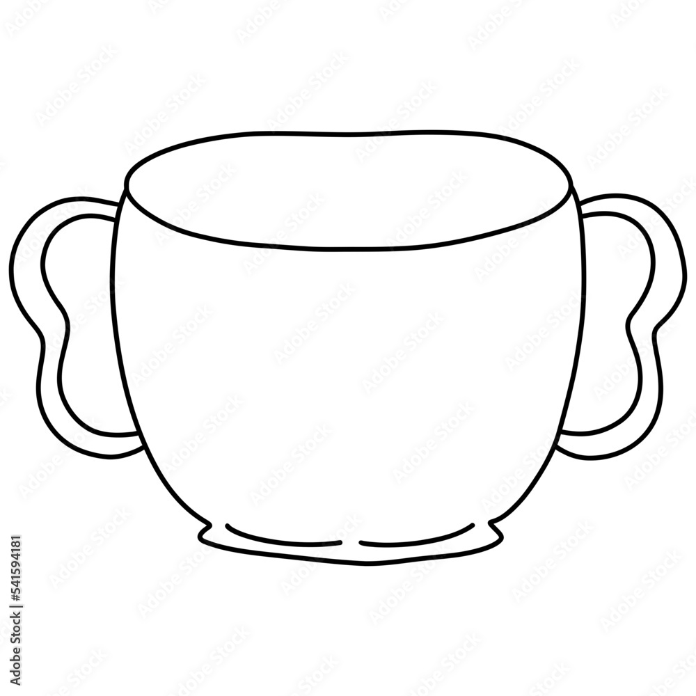 Coffee cup decorated, Christmas mug. Christmas season illustration Coffee cup decorated, Christmas mug. Christmas season illustration