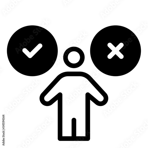 decision icon glyph