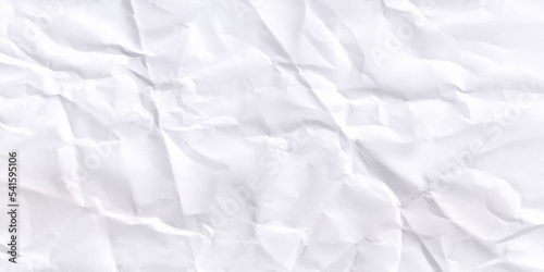 Paper texture Crumpled White.Top view.