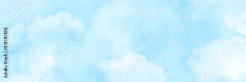 blue sky with beautiful natural white clouds