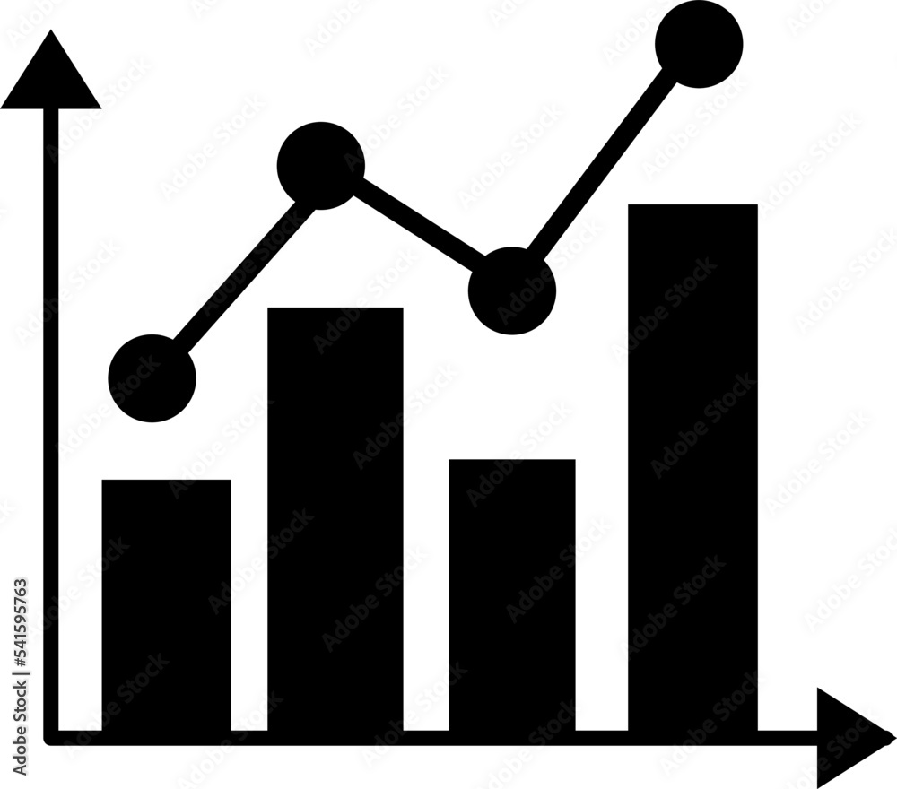 Growing graph icon. Growing graph vector icon. Infographic icon Growing graph icon. Growing graph vector icon. Infographic icon