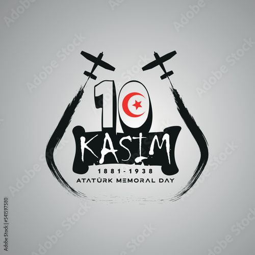 10 Kasim - 10 November, Mustafa Kemal Ataturk Death Day. photo