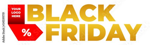 Black Friday Logo with gradient