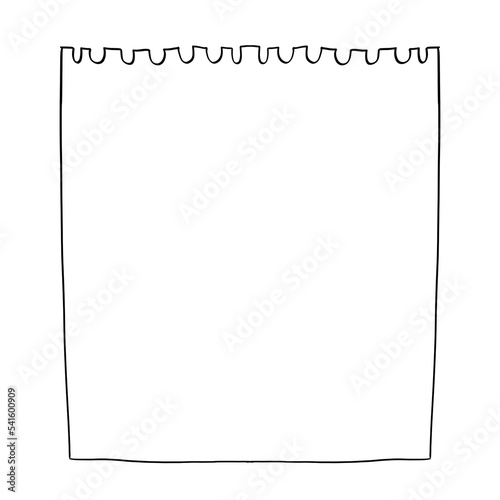 blank note illustration