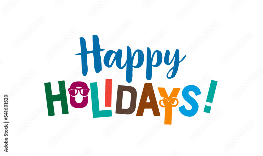 happy holiday text for poster, banner, social media, and more happy holiday text for poster, banner, social media, and more