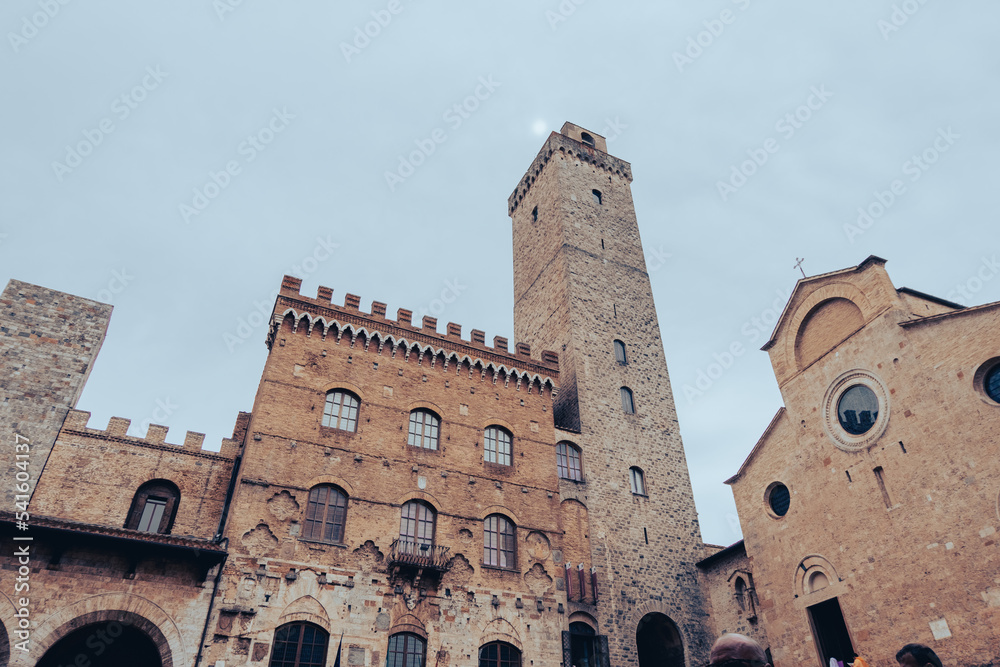 The famous tower of San Gimignano in Tuscany