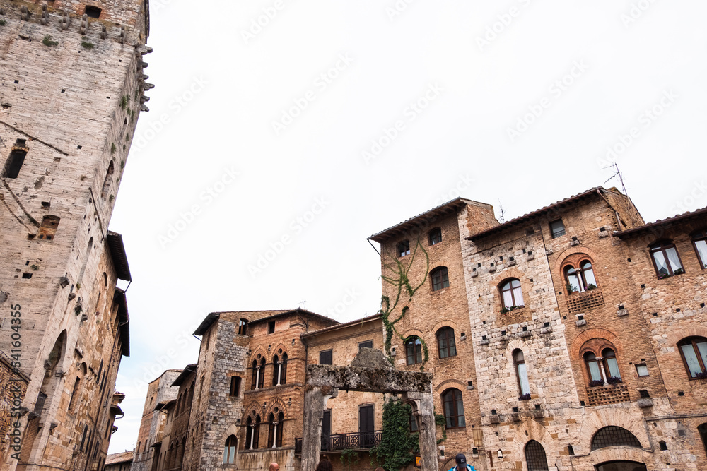 Medieval architecture of the ancient city of San Gimignano