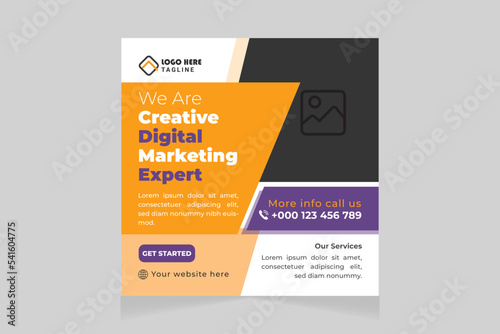 Creative social media post design templates, modern, and new creative design.