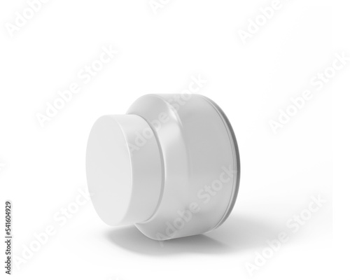 Cosmetic Cream Jar with transparent background.